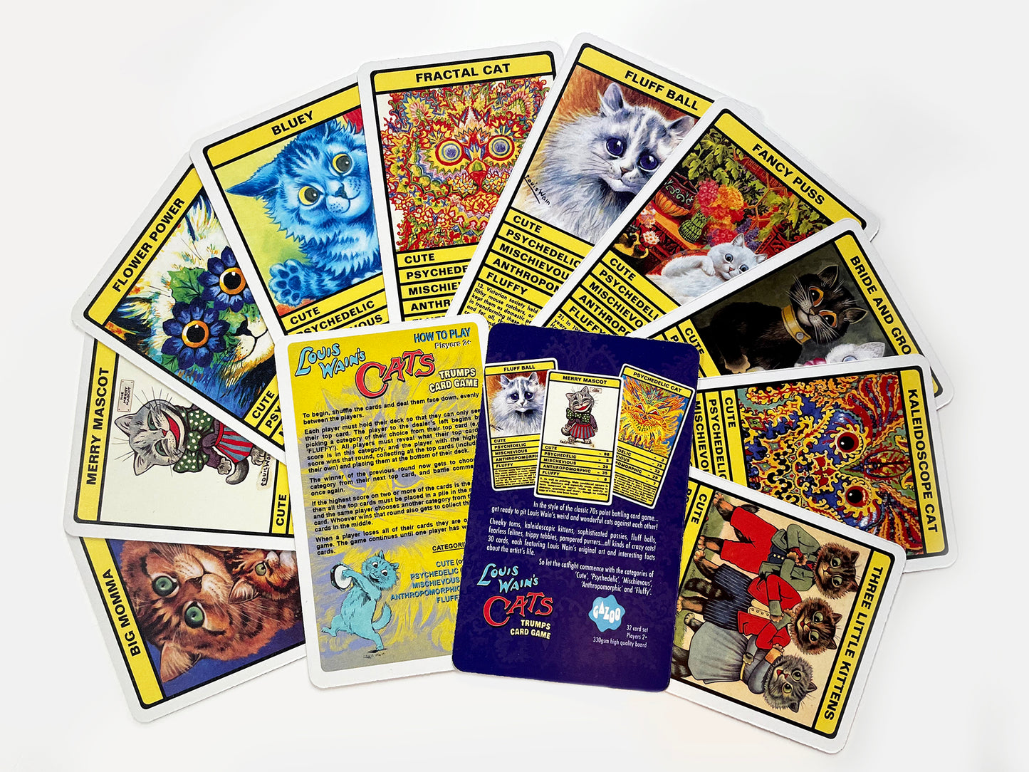 Louis Wain's Cats Trump Card Game