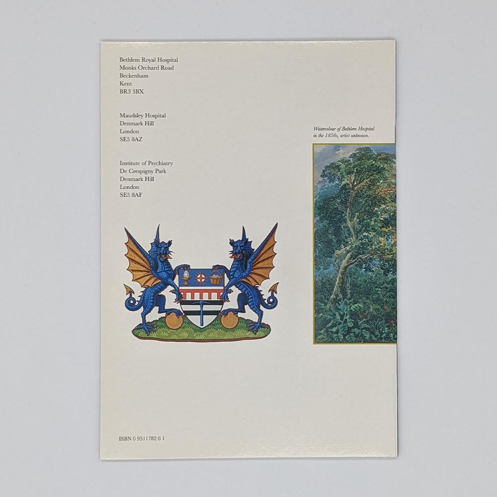 The Bethlem Royal Hospital: An Illustrated History, Patricia Allderidge - Museum of the Mind